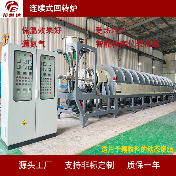 連續(xù)式回轉(zhuǎn)爐 化工粉末燒結(jié)爐  邦世達(dá)-BLXG-198-06